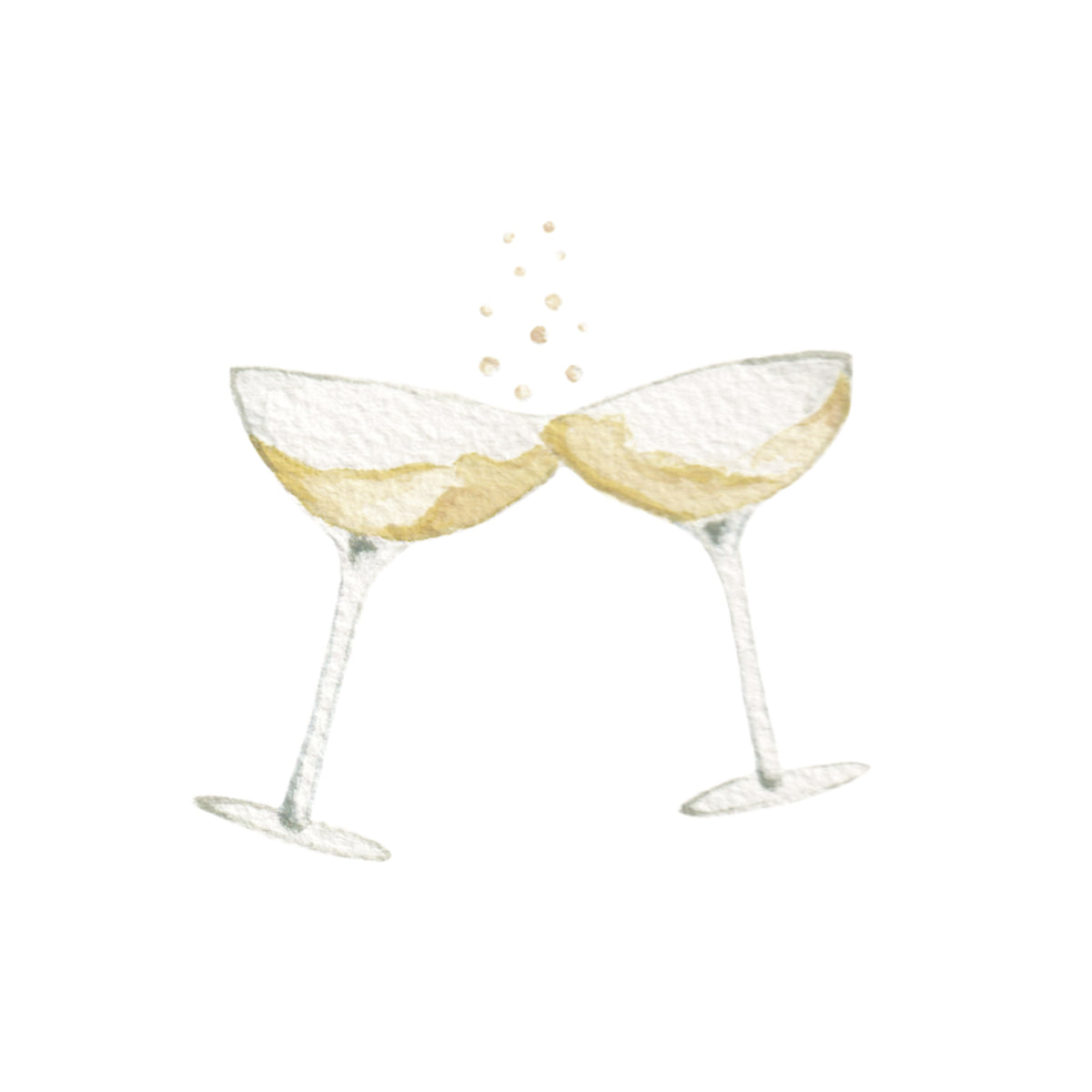 Champagne Coupe Toast